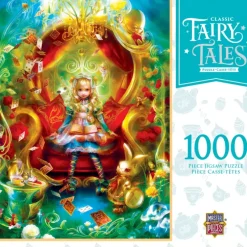 Clearance MasterPieces Classic Fairy Tales - Tea Party Time - 1000 Piece Puzzle