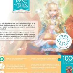 Clearance MasterPieces Classic Fairy Tales - Tea Party Time - 1000 Piece Puzzle