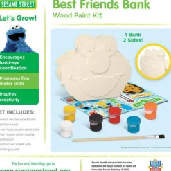 Sale MasterPieces Classic Wood Paint Kit - Sesame Street Best Friends Bank