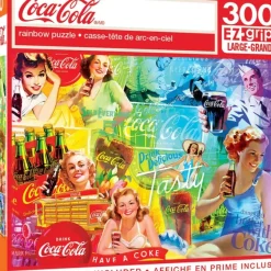 New MasterPieces Coca-Cola - Rainbow - 300 Piece EzGrip Puzzle