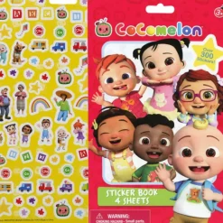 Discount United Party Cocomelon Sticker Pad 4 sheet