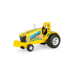 Sale TOMY Collect 'N Play - 1:64 Yellow Puller Tractor Corn Fed