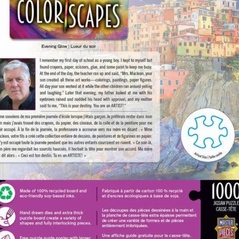 Clearance MasterPieces Colorscapes - Evening Glow - 1000 Piece Puzzle