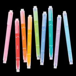 New Ooly Confetti Stamp Double-Ended Markers - Set of 9