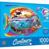 Outlet MasterPieces Contours - Tropical Menagerie - 1000 Piece Shaped Puzzle