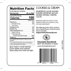 New Fairy Tale Cotton Candy Cookies & Cream Gourmet Cotton Candy
