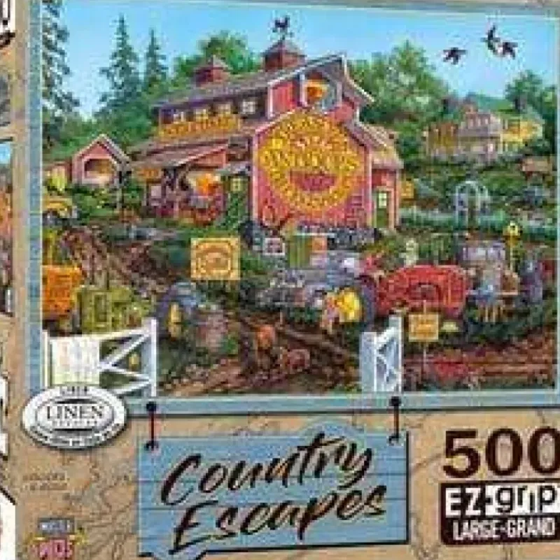 Sale MasterPieces Country Escapes - Antique Barn - 550 Piece Puzzle