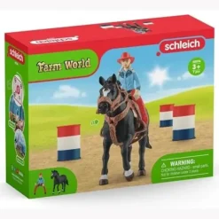 Sale Schleich Cowgirl Barrel Racing Fun