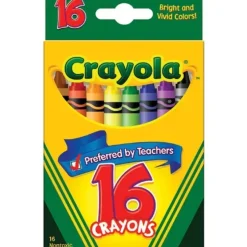 Best Crayola 16 Count Crayons - Tuck Box
