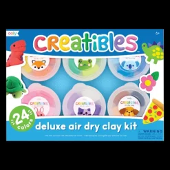 Outlet Ooly Creatibles Deluxe Air Dry Clay Kit - Set of 24 Colors
