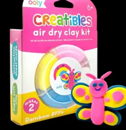 Ooly Creatibles Mini Air Dry Clay Kit -Rainbow Pals