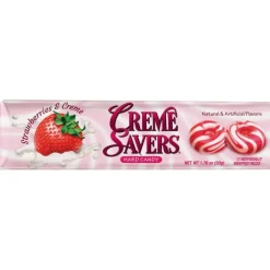 Online Albanese Confectionery Creme Savers® Strawberries and Creme Roll 24ct