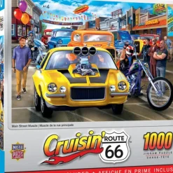 Sale MasterPieces Cruisin‘ Route 66 - Main Street Muscle - 1000 Piece Puzzle