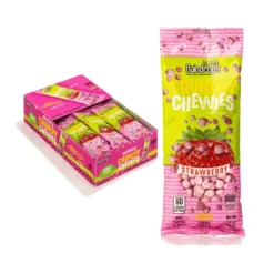 Hot Raindrops Crunchy Chewies - Strawberry 1.4 oz Bag