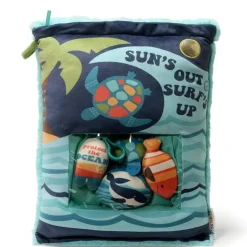 Clearance XYZ Toys Cuddle Pals - Peek 'N Pals Sun's Out Surf's Up