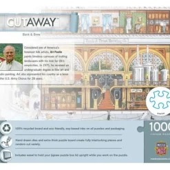 New MasterPieces Cutaways - Bank & Brew - 1000 Piece EZGrip Puzzle
