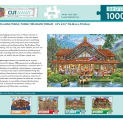 Online MasterPieces Cutaways - Camping Lodge - 1000 Piece EZGrip Puzzle