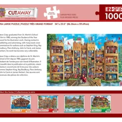 MasterPieces Cutaways - Medieval Castle - 1000 Piece EZGrip Puzzle