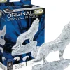 Sale University Games 3D Crystal Puzzle - Clear Wolf