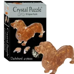 Online University Games 3D Crystal Puzzle - Dachshund