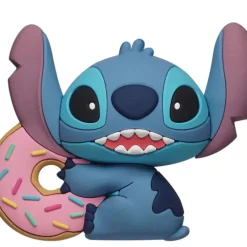 New Monogram 3D Foam Collectible Magnet - Stitch with Donut