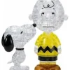 Clearance University Games 3D Licensed Crystal Puzzle Deluxe - Snoopy & Charlie Brown