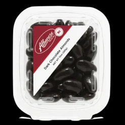 Hot Albanese Confectionery Dark Chocolate Almonds - 10 Oz. Tub