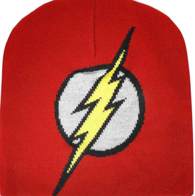 Bio World DC Comics: Flash - Youth Beanie & Gloves Combo