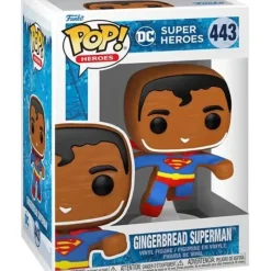 Outlet Funko DC Comics Super Heroes - Gingerbread Superman Pop! Vinyl Figure