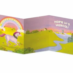 Outlet Peaceable Kingdom Decorate You Own Sticker Card - Rainbow Unicorn