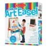Clearance Melissa u0026 Doug Deluxe Wooden Standing Art Easel