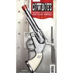 Sale Parris Toys Diecast Metal Pistol Western Cap Gun Side Loading Cap Gun 8.5" Long