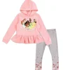 Online Childrens Apparel Disney Princesses Girls 4-6X 2PC Fleece Legging Set