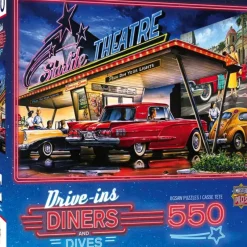 Clearance MasterPieces Drive-Ins, Diners, and Dives - Starlite Drive-In - 550 Piece Puzzle