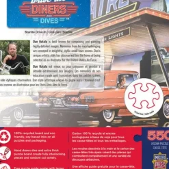 Clearance MasterPieces Drive-Ins, Diners, and Dives - Starlite Drive-In - 550 Piece Puzzle