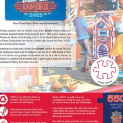 Outlet MasterPieces Drive-Ins, Diners, and Dives - Good Times Diner - 550 Piece Puzzle