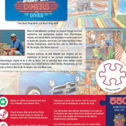 Sale MasterPieces Drive-Ins, Diners, and Dives - The Surf Dog Grill - 550 Piece Puzzle