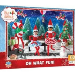 Hot MasterPieces Elf on the Shelf - Oh What Fun! - 60 Piece Puzzle