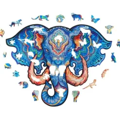 Hot Unidragon Eternal Elephant Wooden Puzzle