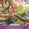 Online Ceaco EZ 2 Hold - Cozy Cottage By The River - 1000 Oversized Piece Puzzle