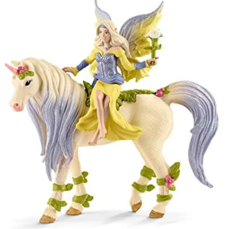 Clearance Schleich Fairy Sera with Blossom Unicorn