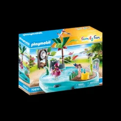 Sale Playmobil Family Fun - Small Pool with Water Sprayer