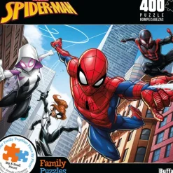 Hot Buffalo Games Family Puzzle: Marvel: Spider-Man: Web Spinning - 400 Piece Puzzle