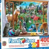 Outlet MasterPieces Family Time - Peeking Through - 400 Piece Puzzle