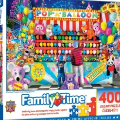 Clearance MasterPieces Family Time - Winning Throws - 400 Piece Puzzle