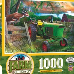 New MasterPieces Farm & Country - Deer Crossing - 1000 Piece Puzzle