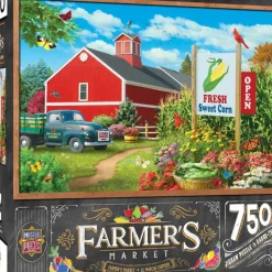 New MasterPieces Farmer's Market - Country Heaven - 750 Piece Puzzle