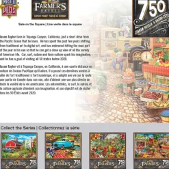 Outlet MasterPieces Farmer's Market - Sale on the Square - 750 Piece Puzzle