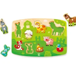 Hape Farmyard Peg Puzzle