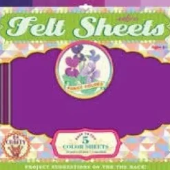 Hot XYZ Toys Felt Sheets Assortment